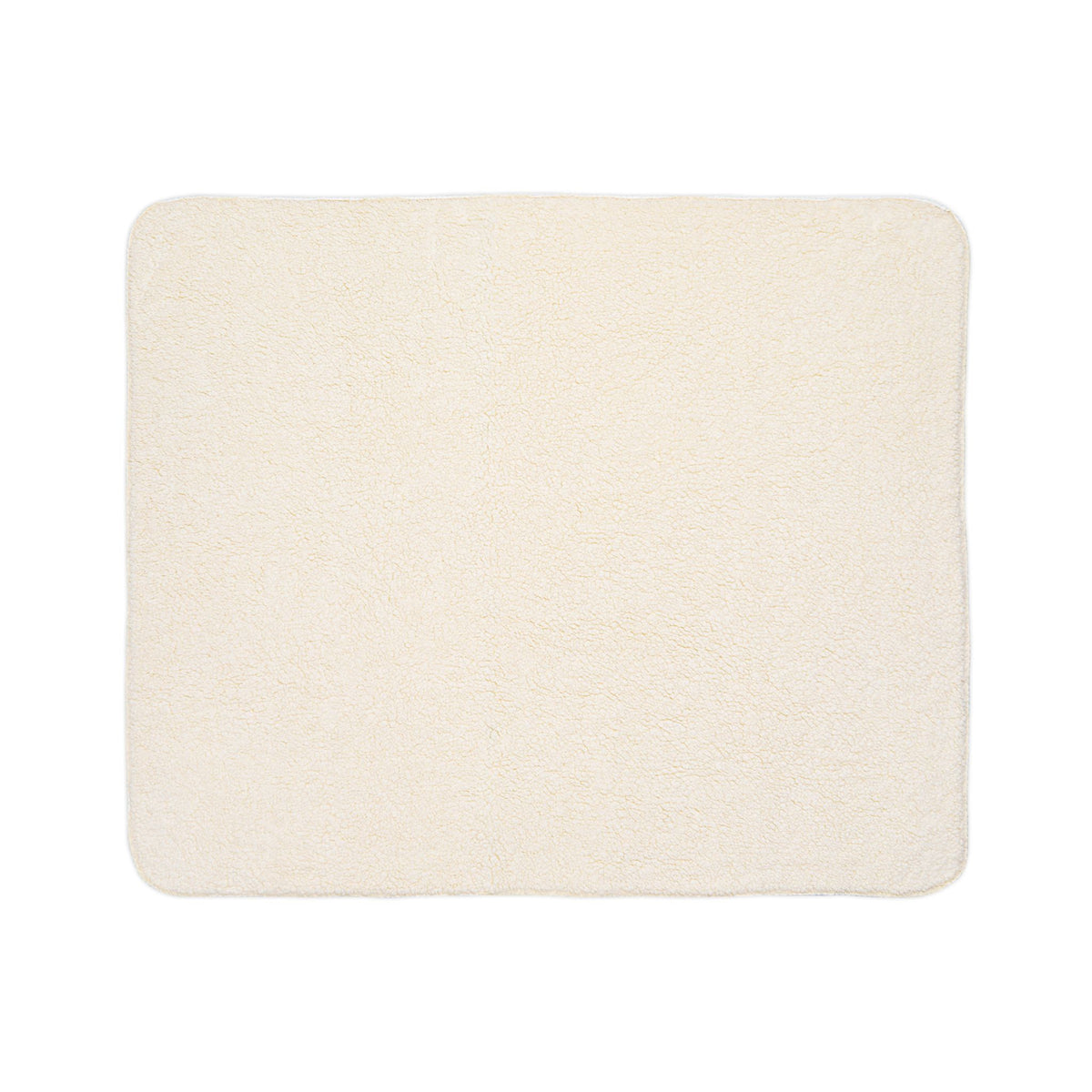 Mary in the Garden Sherpa Blanket — Soft Religious Fleece Throw