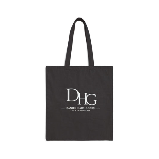 Canvas Tote Bag — Minimalist 'DHG Daniel Haus Goods' Logo Shopper