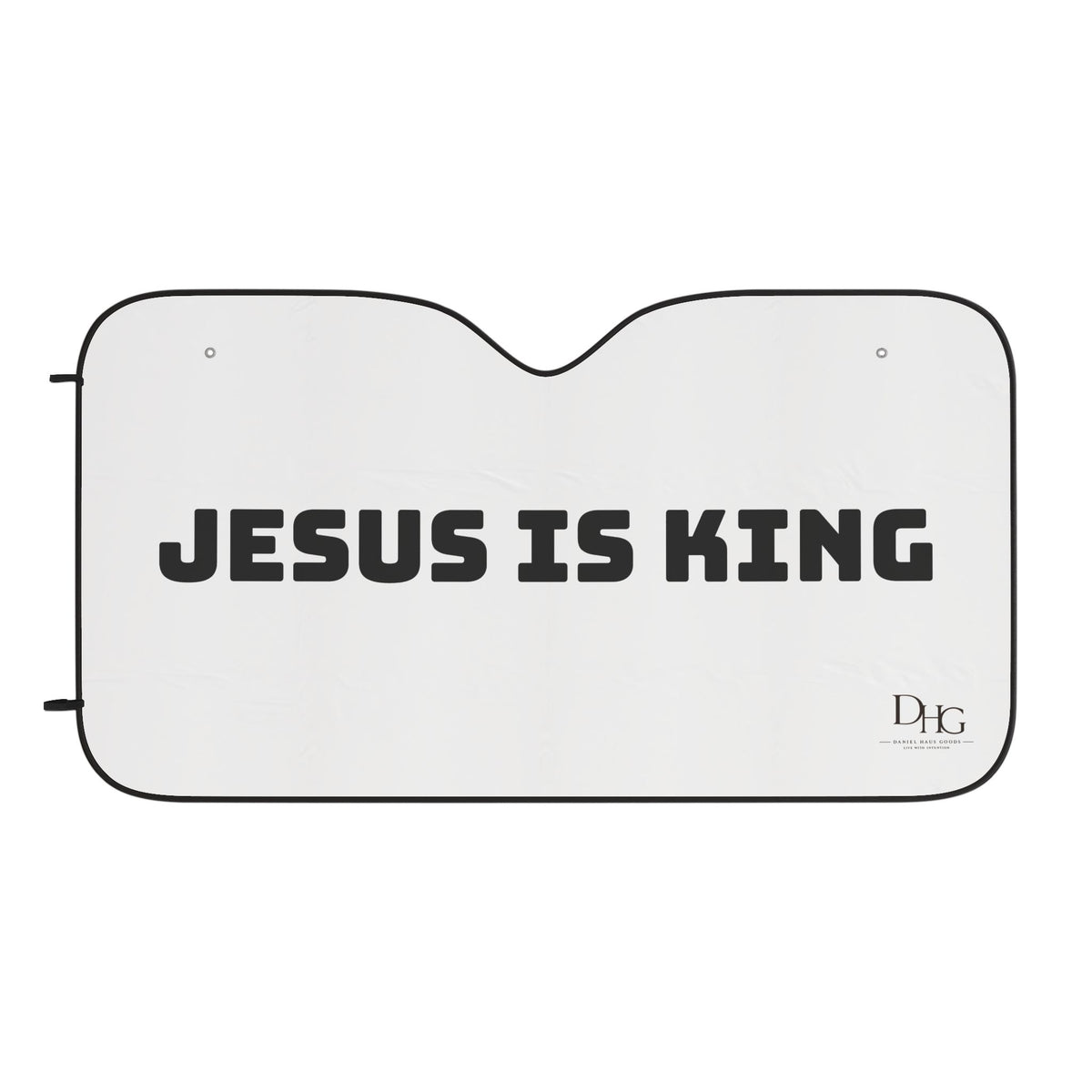 Jesus Is King Car Sun Shade