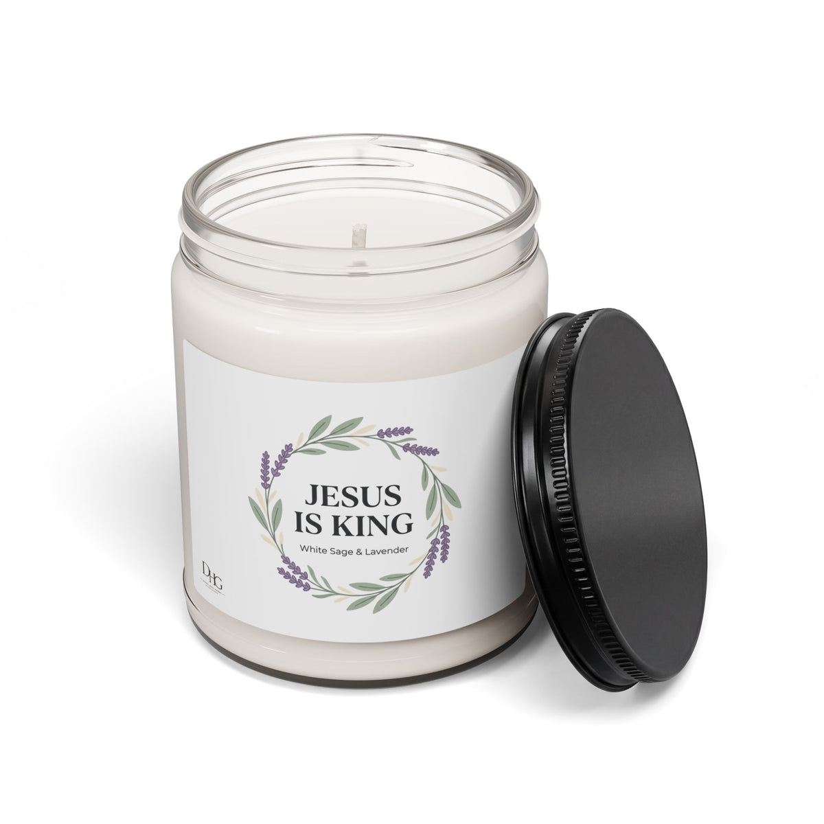 Jesus Is King Scented Soy Candle — 9oz