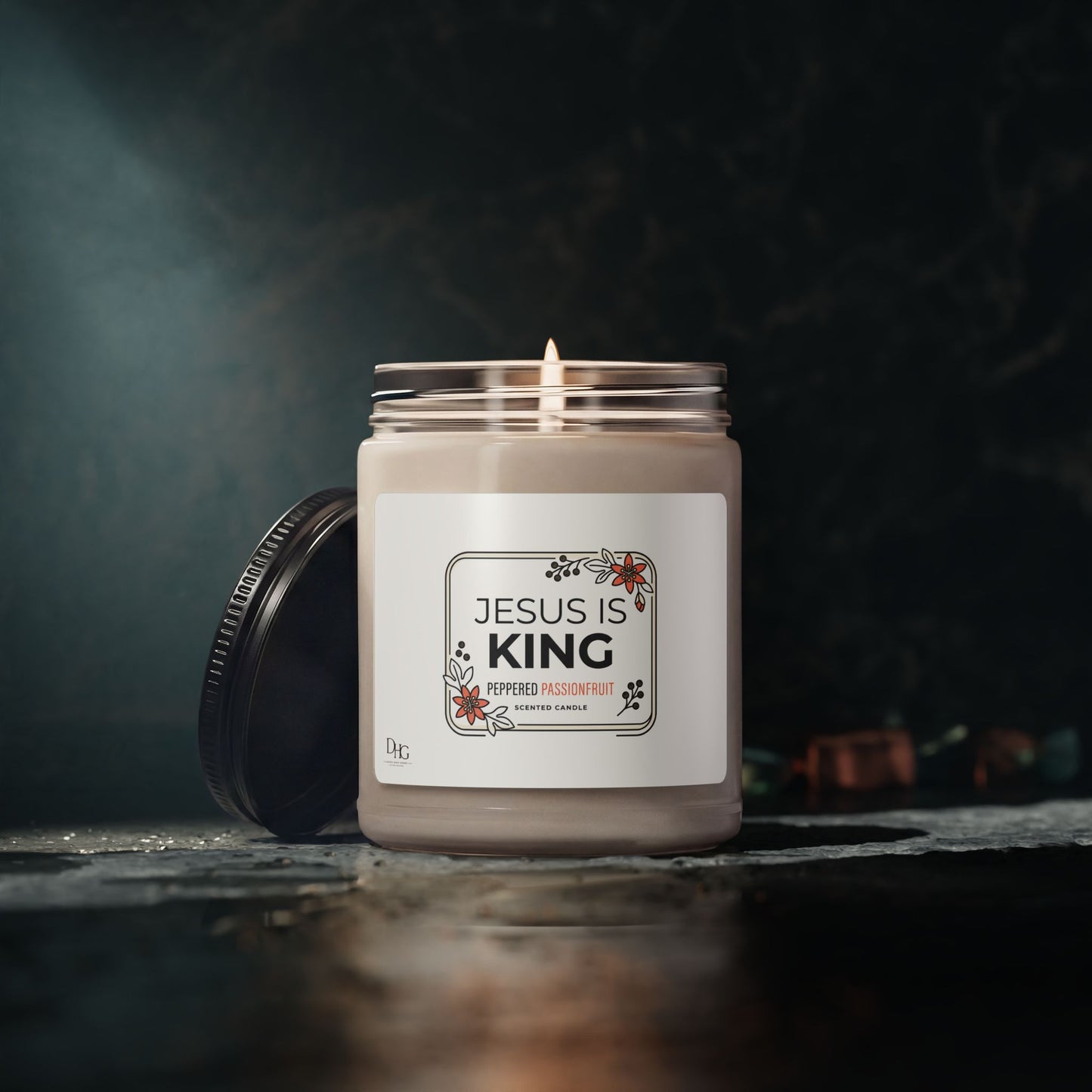 Jesus Is King Scented Soy Candle — 9oz