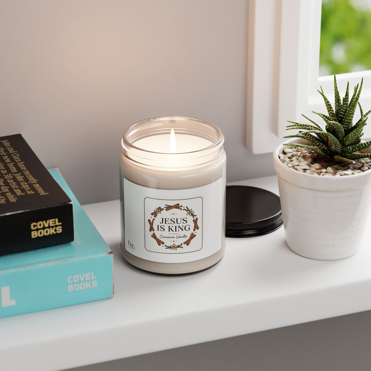 Jesus Is King Scented Soy Candle — 9oz