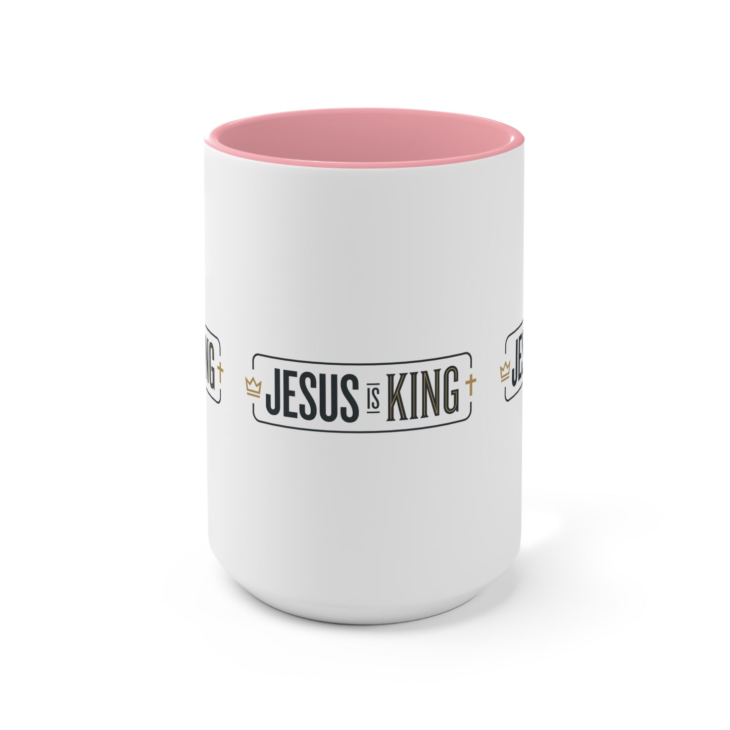 Jesus Is King Accent Mug