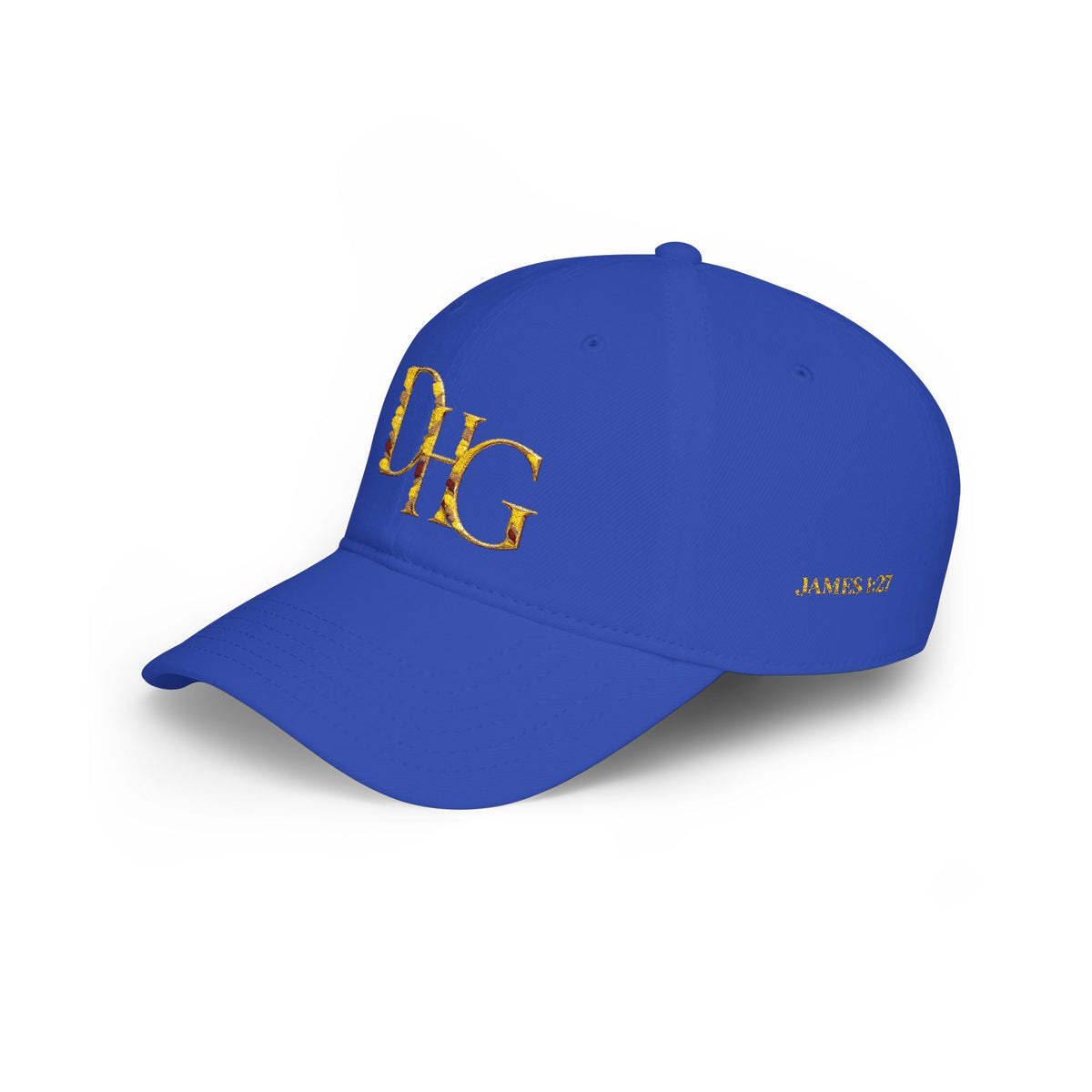 Gold DHG Embroidered Low Profile Baseball Cap