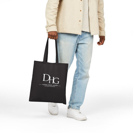 Canvas Tote Bag — Minimalist 'DHG Daniel Haus Goods' Logo Shopper
