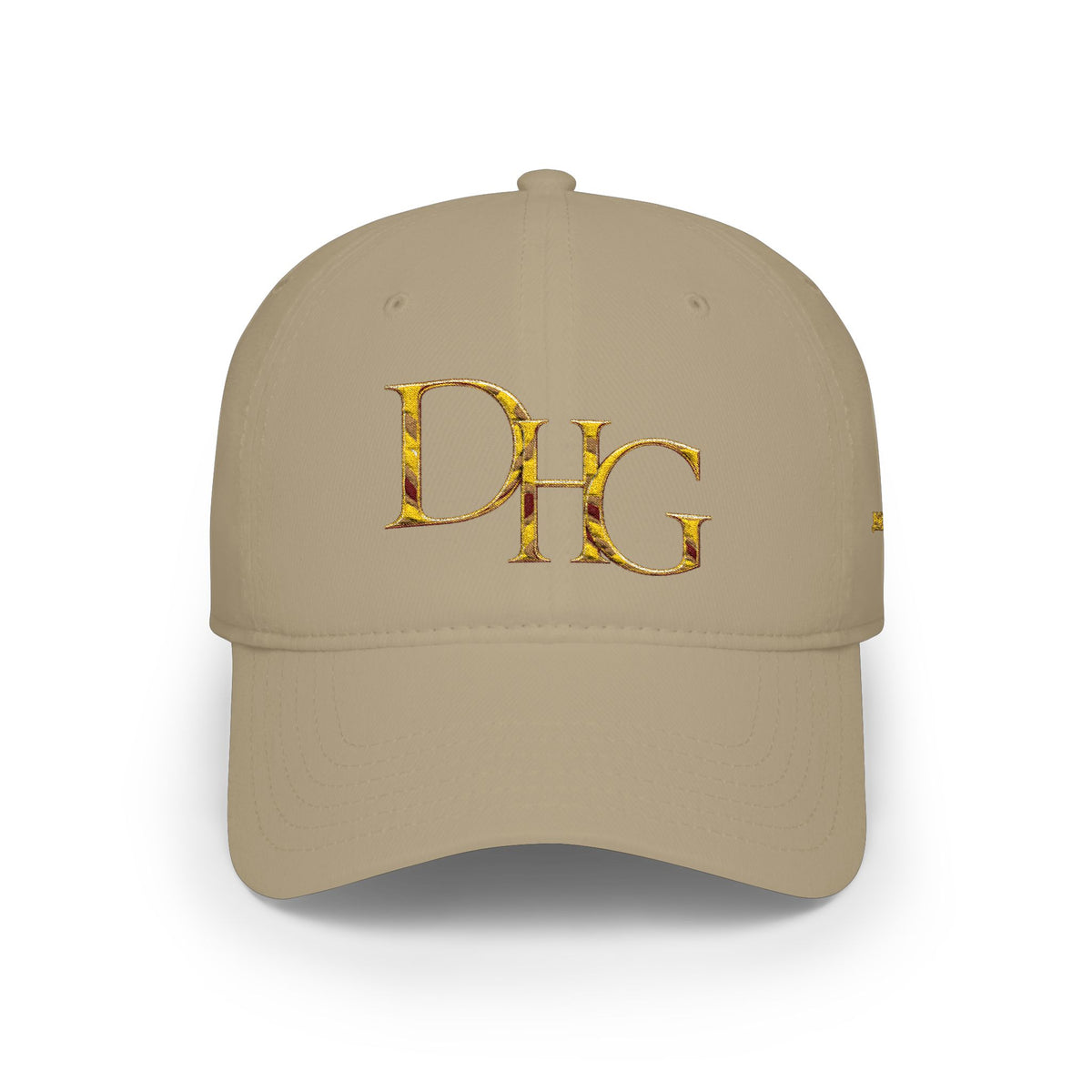 Gold DHG Embroidered Low Profile Baseball Cap