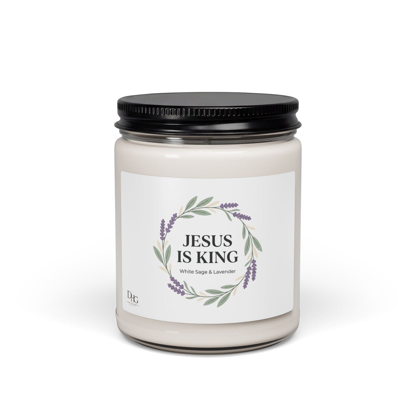 Jesus Is King Scented Soy Candle — 9oz
