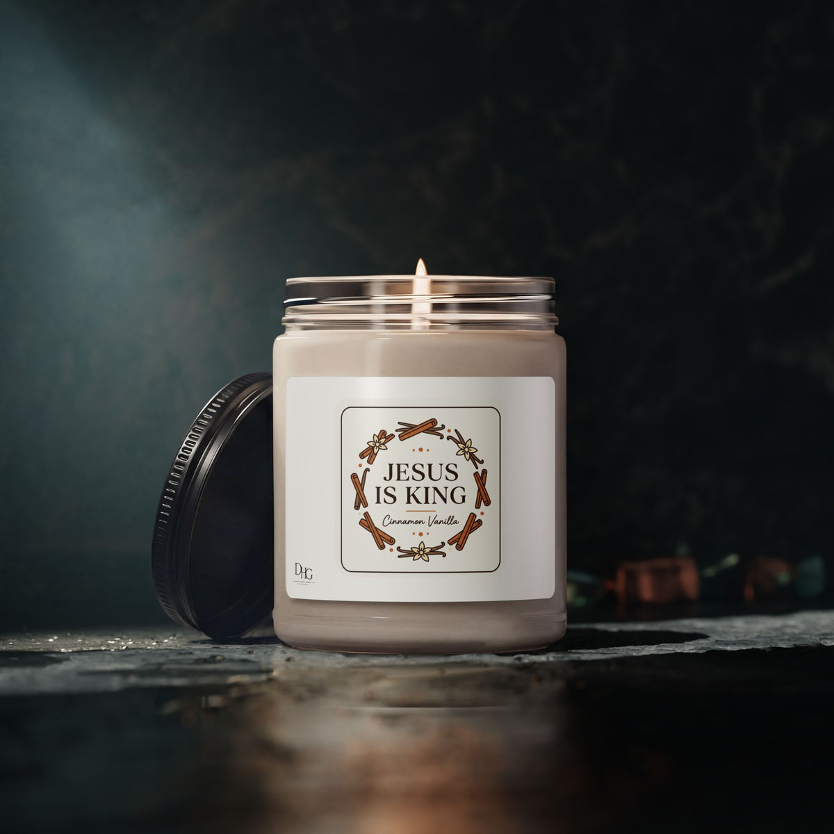 Jesus Is King Scented Soy Candle — 9oz