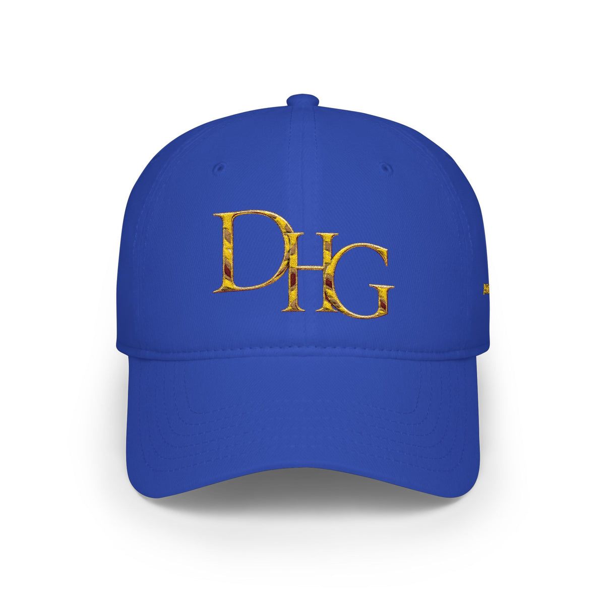 Gold DHG Embroidered Low Profile Baseball Cap