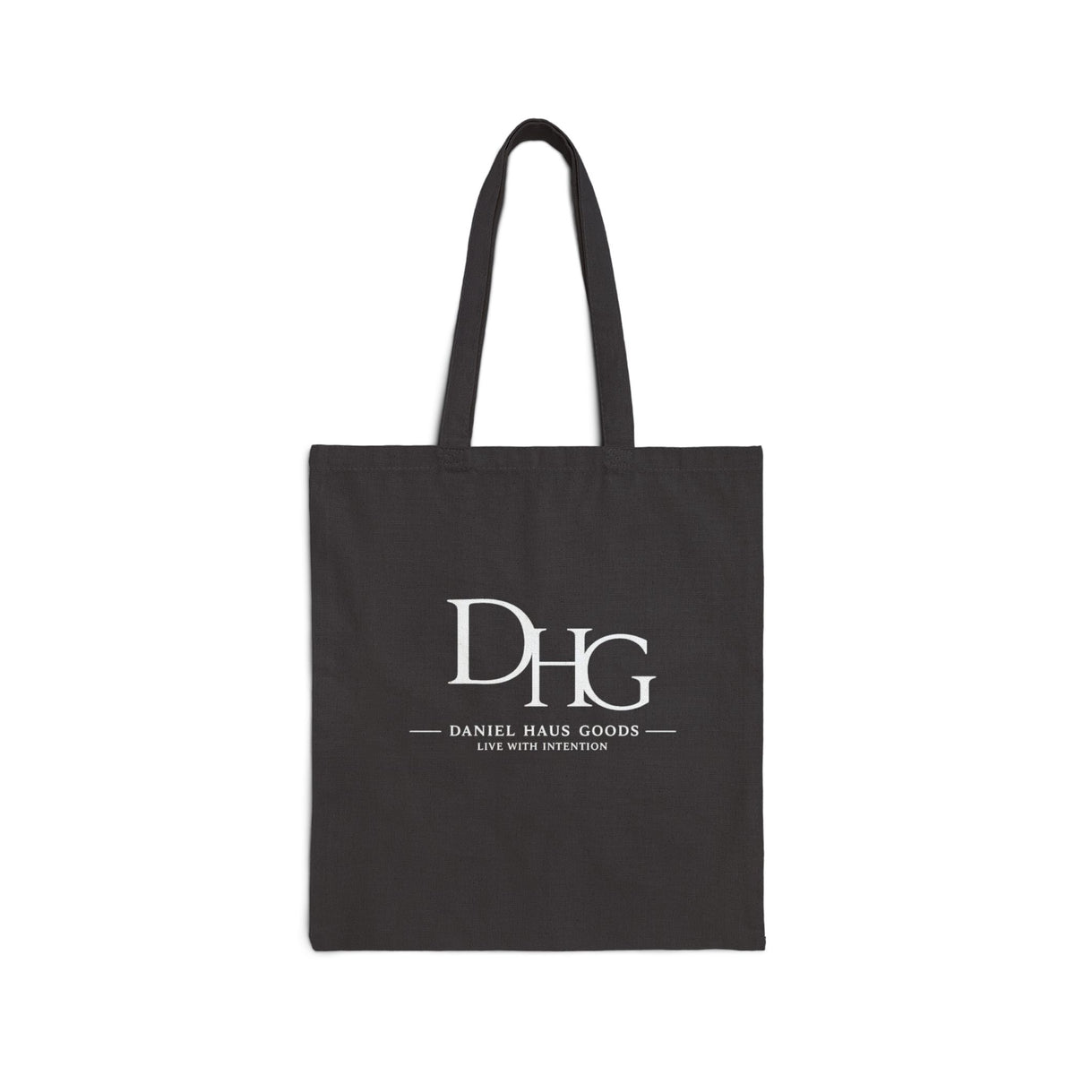 Canvas Tote Bag — Minimalist 'DHG Daniel Haus Goods' Logo Shopper