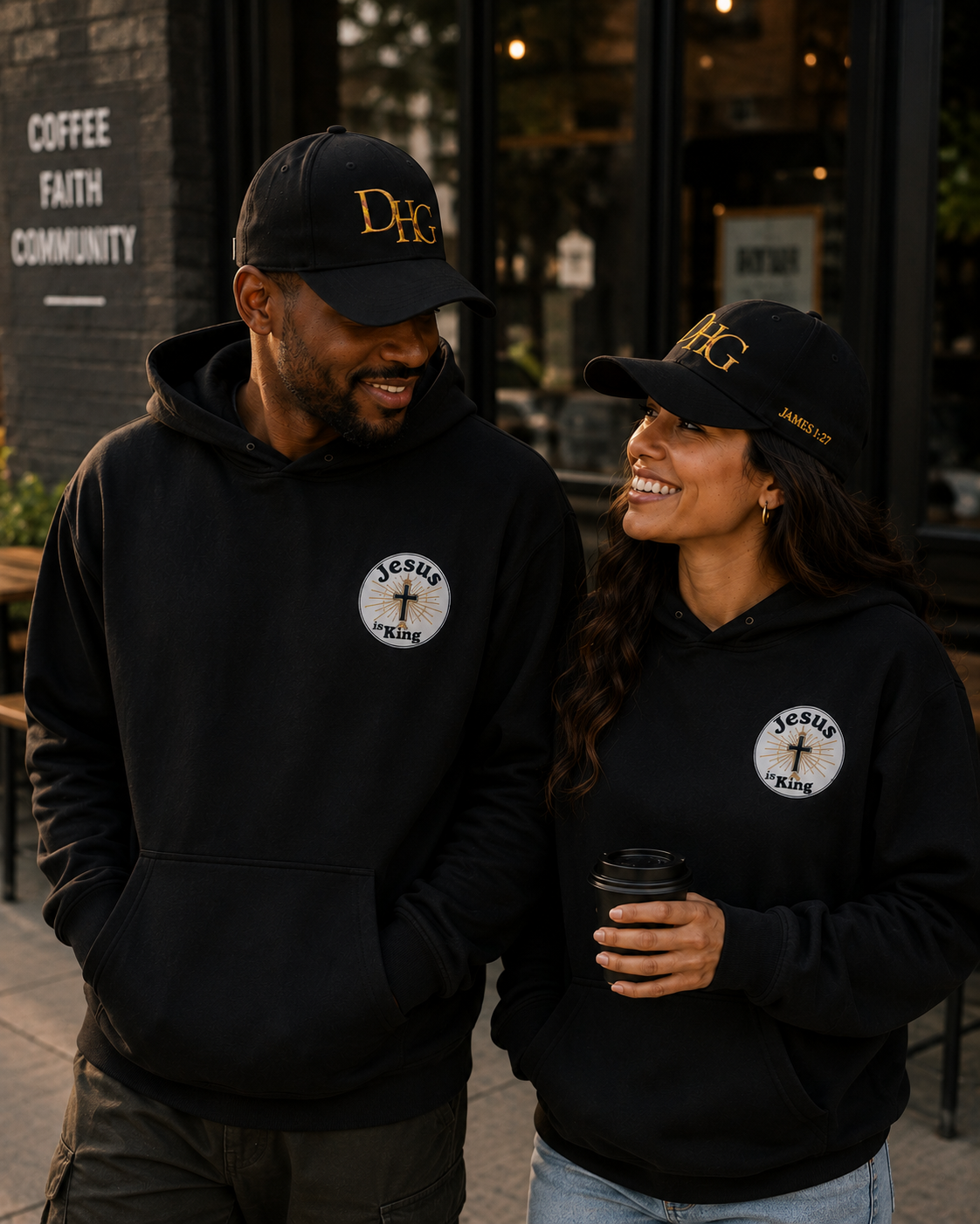Gold DHG Embroidered Low Profile Baseball Cap