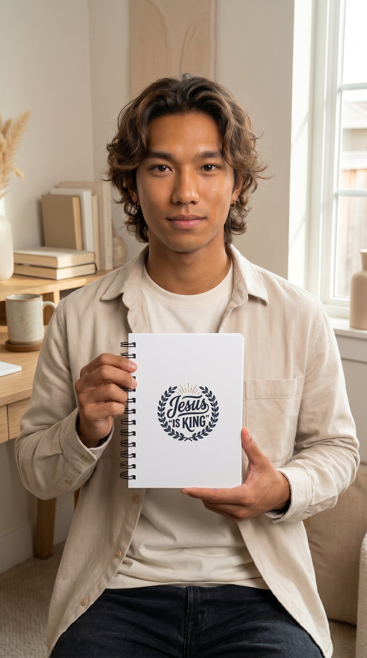Jesus Is King Spiral Bound Journal