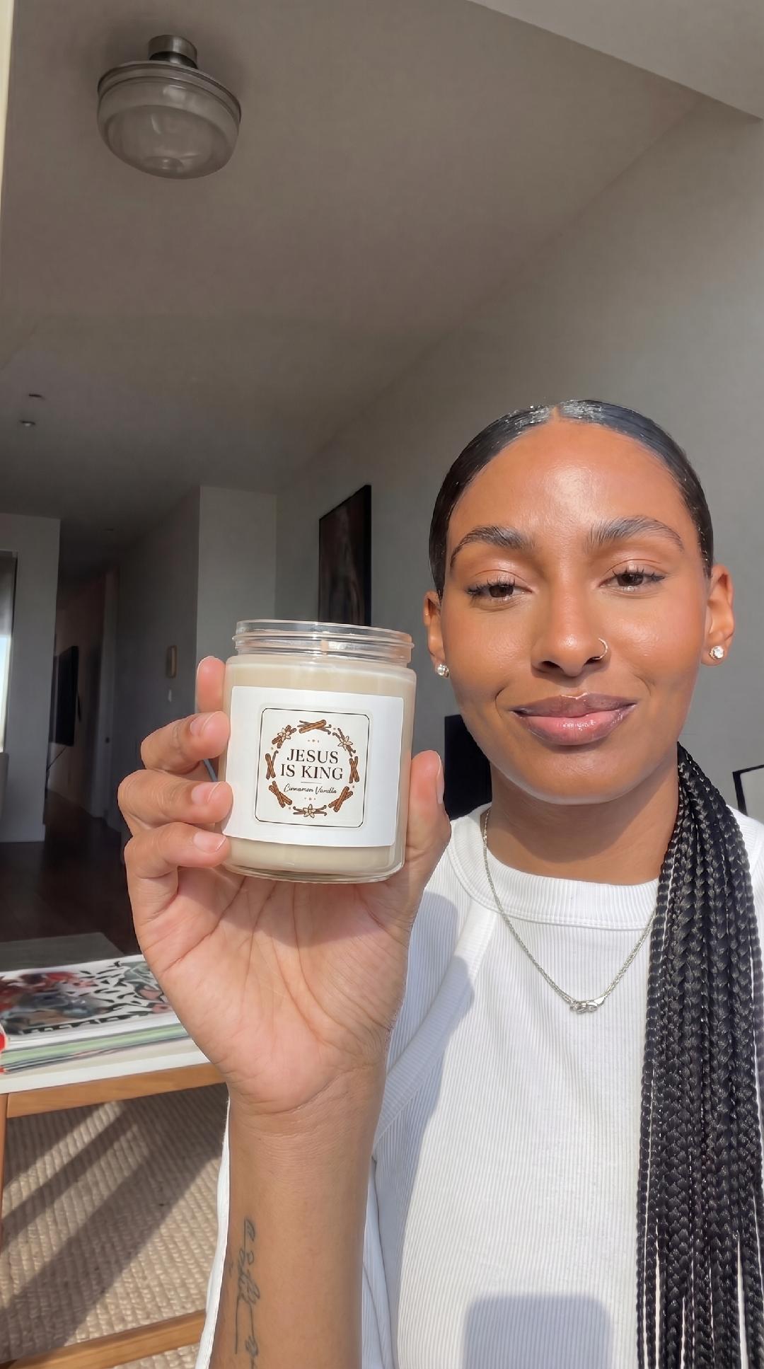 Jesus Is King Scented Soy Candle — 9oz